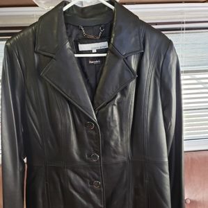 Wilson's Leather Coat Ladies Size Large